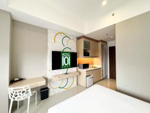 Kuchyň nebo kuchyňský kout v ubytování Hotel101 - Fort