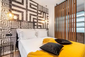 Ένα ή περισσότερα κρεβάτια σε δωμάτιο στο Apartment Libertas