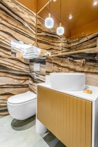 Ένα μπάνιο στο Apartment Libertas