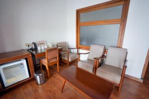 Χώρος καθιστικού στο Hotel Selecta Batu Malang