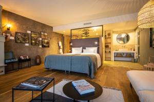 Postel nebo postele na pokoji v ubytování PAPA RHEIN - Hotel & Spa