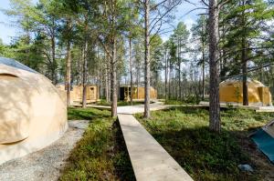 Zahrada ubytování GLØD Aurora Canvas Dome