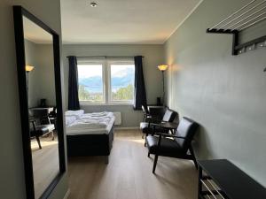 Posezení v ubytování Skibotn Hotel