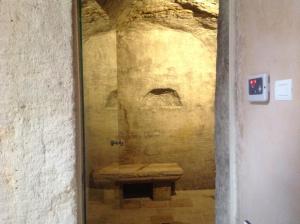 
A bathroom at Hotel Masseria Donnaloia
