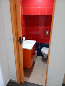 Koupelna v ubytování guest house