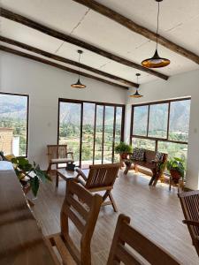 Et opholdsområde på Casa de campo, Caraz, Ancash LUAL COTTAGE