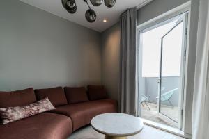 Χώρος καθιστικού στο Midtown Hotel