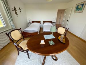 Voodi või voodid majutusasutuse B&B Domaine En Trembley toas