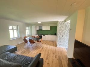 Posezení v ubytování Wohnung in Salling