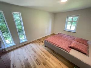 Postel nebo postele na pokoji v ubytování Wohnung in Salling