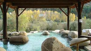 a pool of water with some rocks in it at Enseñanza in Ourense