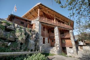 a house on top of a mountain at Chalet MontBlanc in La Plagne Tarentaise