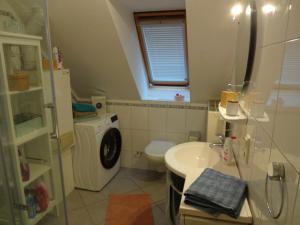 Koupelna v ubytování Ferienhaus Eric + 34 fotografií
