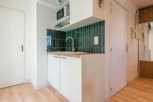 Η κουζίνα ή μικρή κουζίνα στο Le cozy loft Annecy +39 φωτογραφίες