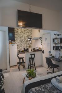 Nhà bếp/bếp nhỏ tại Studio Leblon