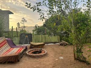 Zahrada ubytování Freedom camp Ella