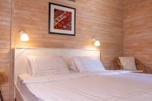 Postel nebo postele na pokoji v ubytování Alicra Hotel Çıralı