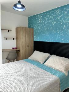 Postel nebo postele na pokoji v ubytování Hotel Lesus