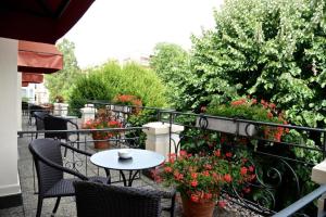 Balkón nebo terasa v ubytování Carlton Lausanne Boutique Hôtel