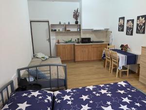 Kuchyň nebo kuchyňský kout v ubytování Ubytování u zámku