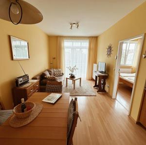 Posezení v ubytování Ferienwohnung Ammersee
