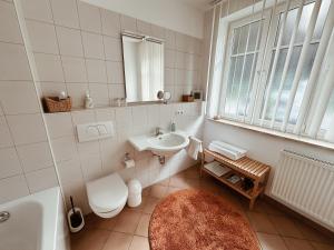 Koupelna v ubytování Ferienwohnung Ammersee