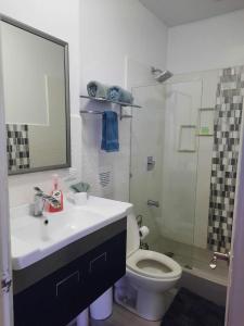 Ein Badezimmer in der Unterkunft DB Tower Vacation Rental