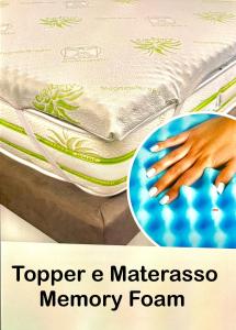 a close up of a person washing a mattress memory foam at B&B Le Mansarde in Pescara