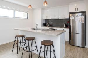 Dapur atau dapur kecil di Markeish Retreat Inverloch
