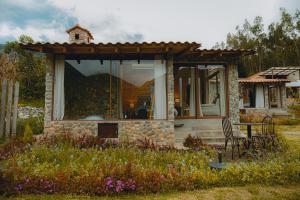 Zahrada ubytování The Cottage Angochagua