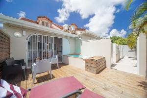 Balkón nebo terasa v ubytování Superbe Duplex T2 Grand Rivière 3 étoiles