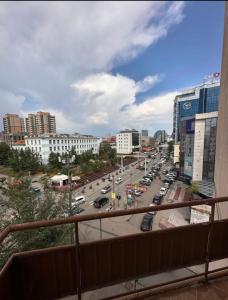 Nespecifikovaný výhled na destinaci Ulánbátar nebo výhled na město při pohledu z hotelu