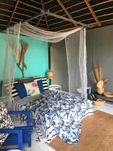 Voodi või voodid majutusasutuse Turtle Hill Patnem toas