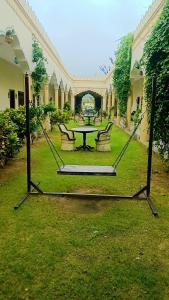 Zahrada ubytování Hotel Mewad Haveli Pushkar