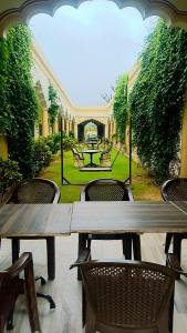 Zahrada ubytování Hotel Mewad Haveli Pushkar