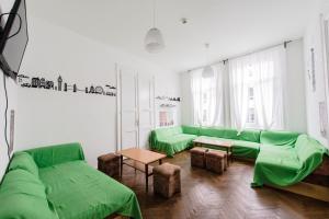 Coin salon dans l'établissement Budapest Party Hostel at Udvarom
