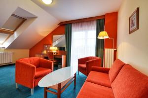 Istumisnurk majutusasutuses Hotel Filipinum