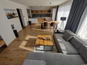 O zonă de relaxare la Apartmán v centre mesta Trstená