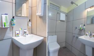 Een badkamer bij Treebo Airsuite Airport Hotel