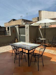 A balcony or terrace at La casa del mulino