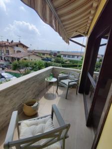 Balkón nebo terasa v ubytování Puegnago Loft Living + 15 fotografií