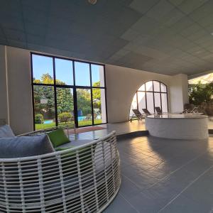 Posezení v ubytování Eventhotel Pyramide