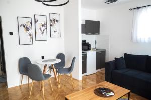 Posezení v ubytování M1-apartments
