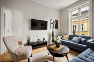 Χώρος καθιστικού στο Rosen Apartment