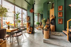 Istumisnurk majutusasutuses Pi Boutique Hotel