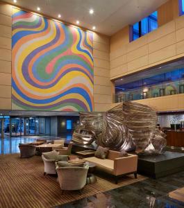 A seating area at Park Hyatt Zurich – City Center Luxury