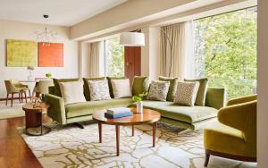 A seating area at Park Hyatt Zurich – City Center Luxury