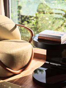 A seating area at Park Hyatt Zurich – City Center Luxury