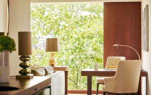 A seating area at Park Hyatt Zurich – City Center Luxury