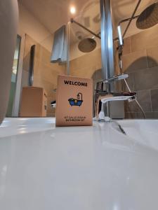 Salle de bains dans l'établissement Maison chaleureuse avec vue exceptionnelle